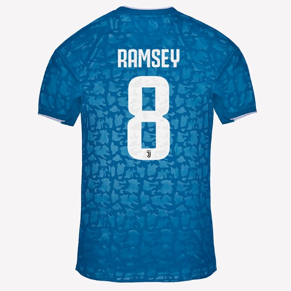 Trikot Juventus NO.8 Ramsey Ausweich 2019-20 Blau Fussballtrikots Günstig